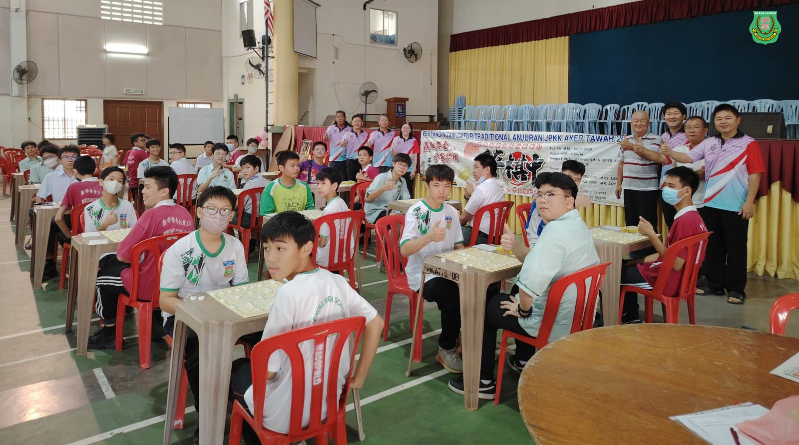 南华独中学生棋艺卓越·包揽爱大华象棋赛前五名